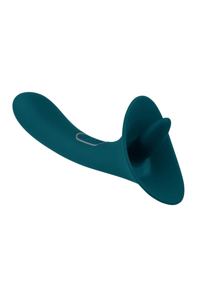 Playboy True Indulgence Rechargeable Silicone Vibrator - Teal