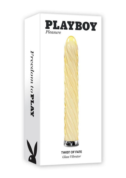 Playboy Twist Of Fate Rechargeable Glass Twirling Vibrator