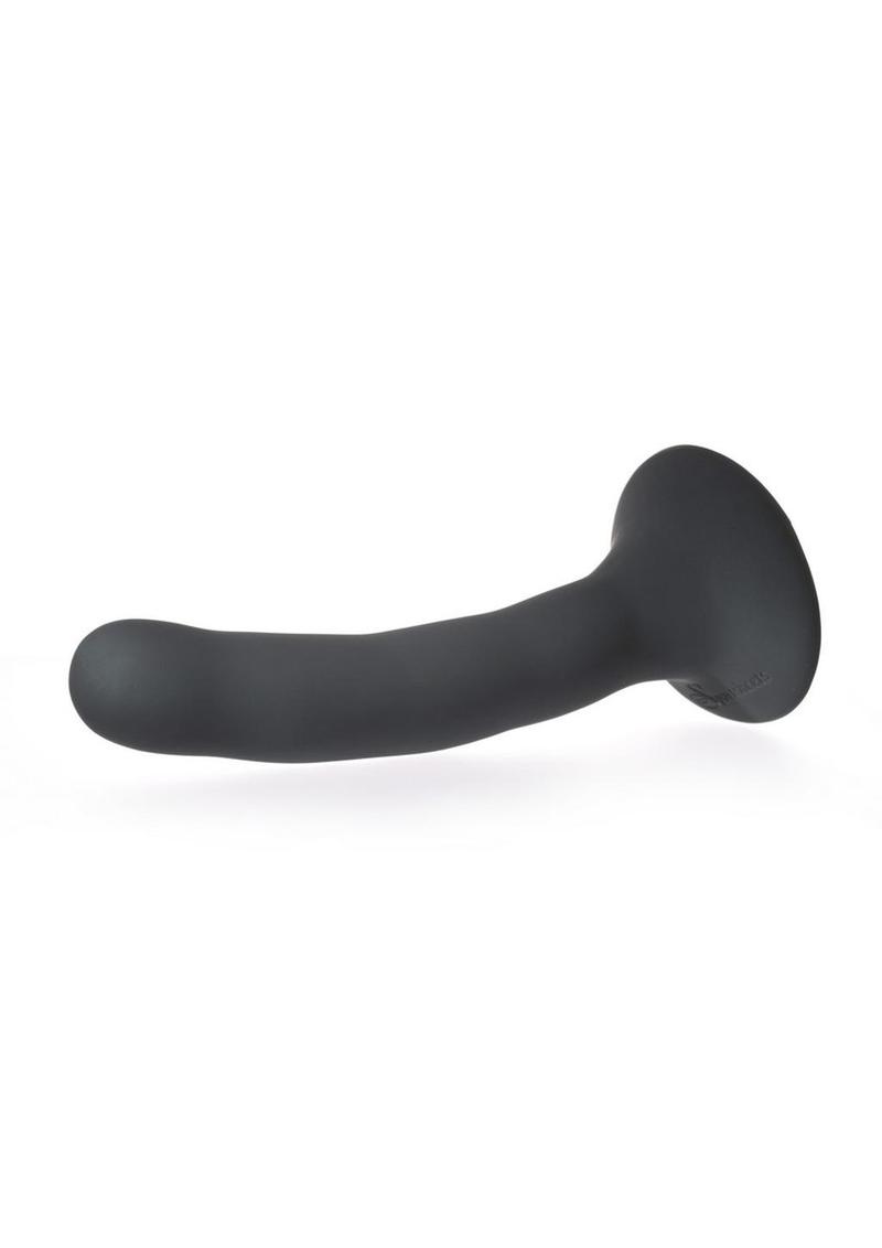 Please Silicone Dildo - Black - 5.25in