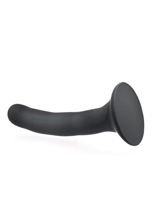 Please Silicone Dildo - Black - 5.25in