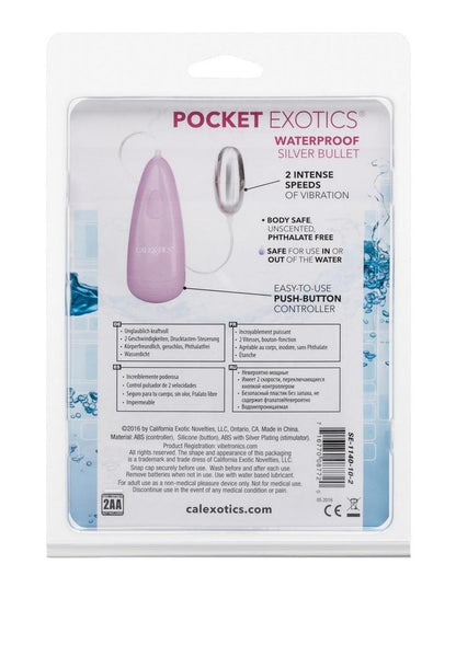 Pocket Exotics Silver Bullet - Pink/Yellow