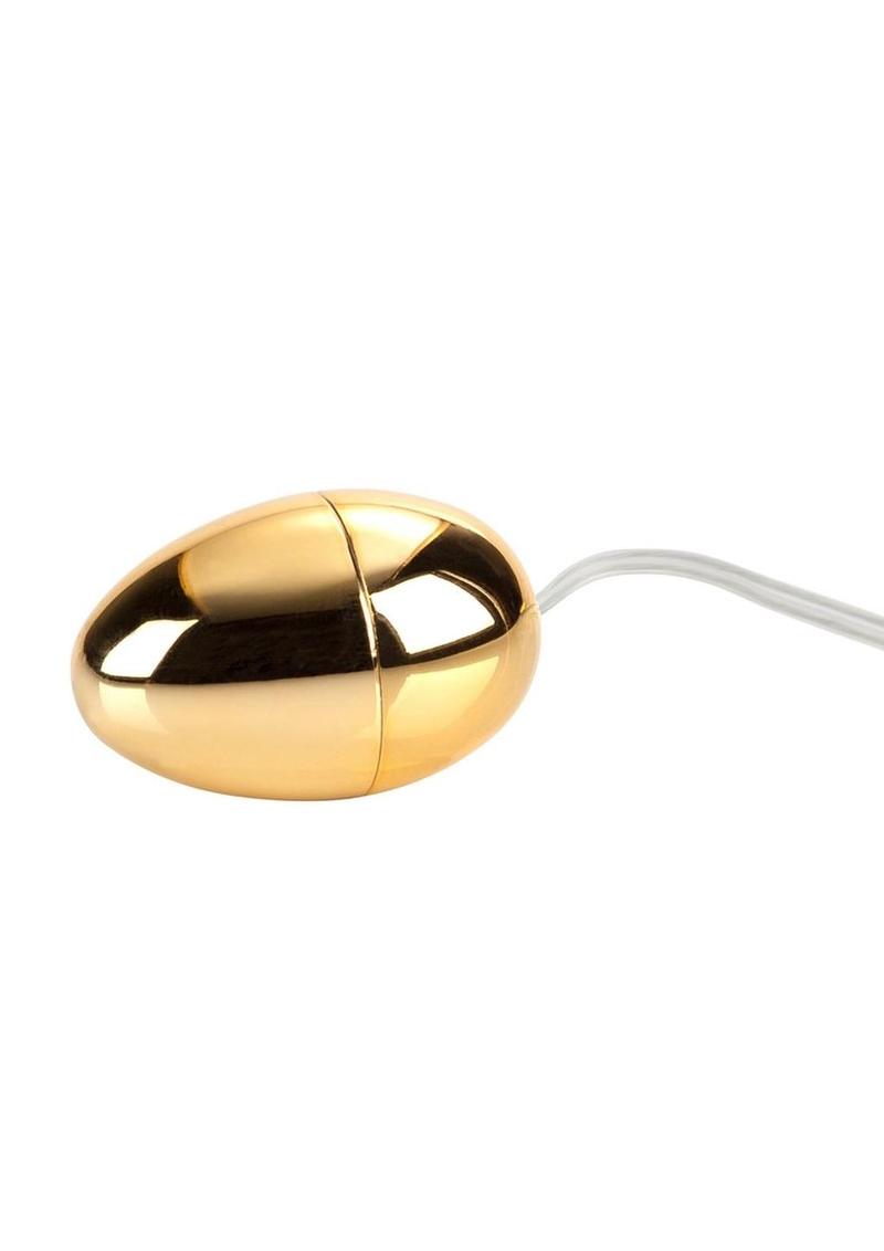 Pocket Exotics Vibrating Gold Egg - Gold