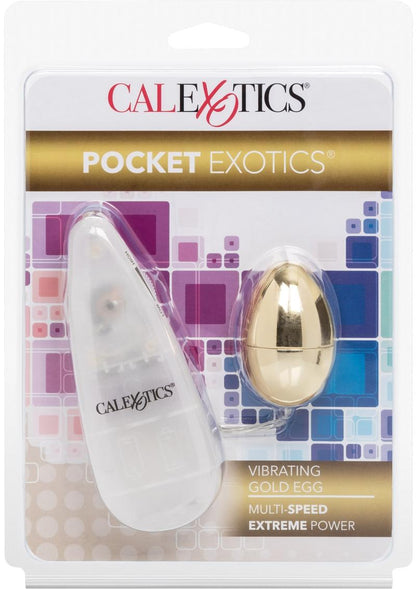 Pocket Exotics Vibrating Gold Egg