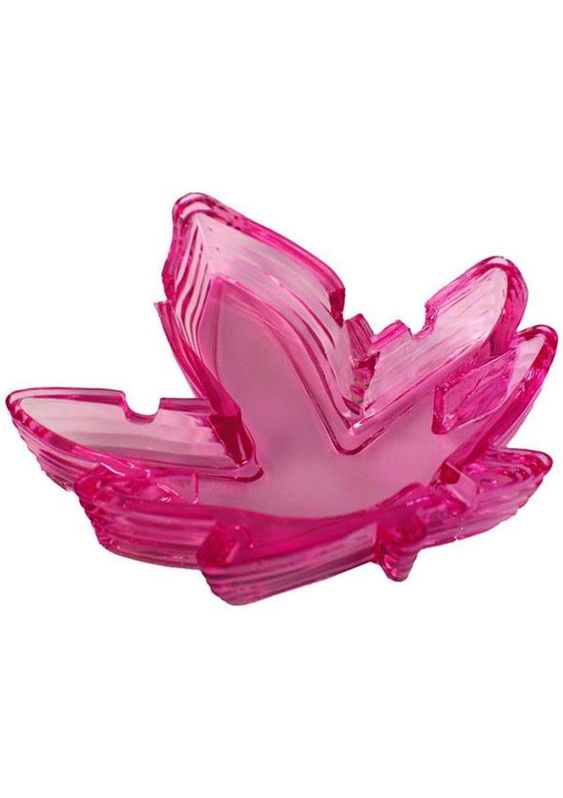 Pot Leaf Ashtray - Pink