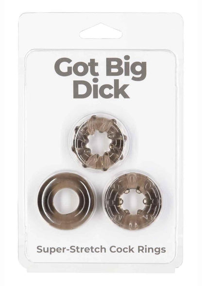 Powerbullet Got Big D Super Stretch Cock Rings