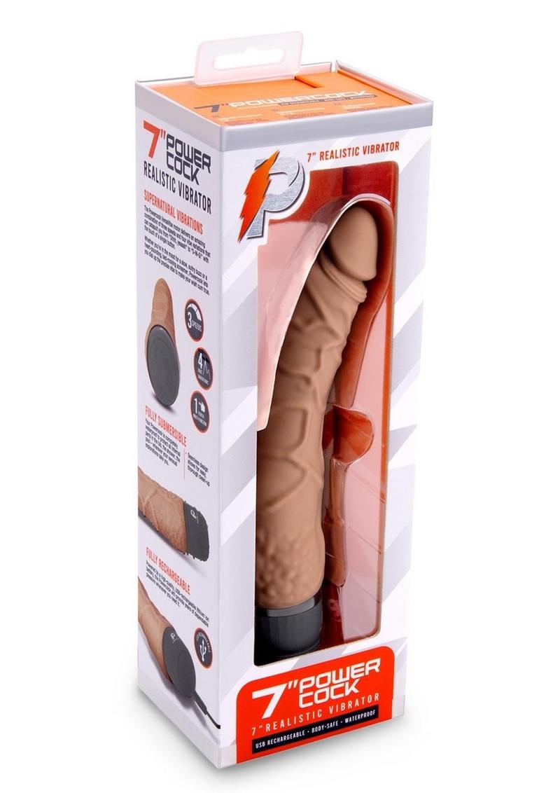 Powercocks Silicone Realistic Vibrator