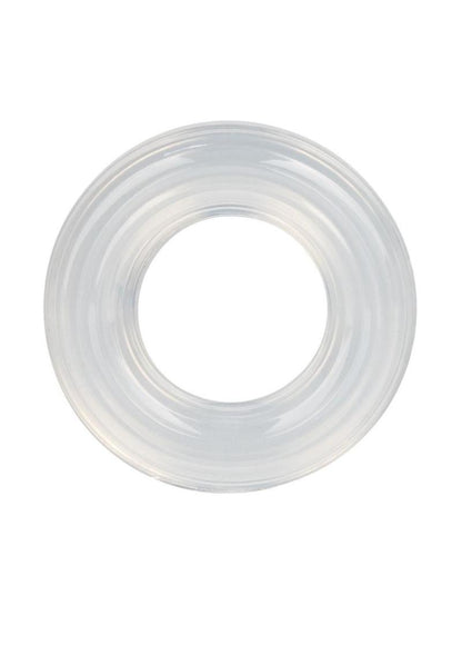 Premium Silicone Cock Ring - Clear - XLarge