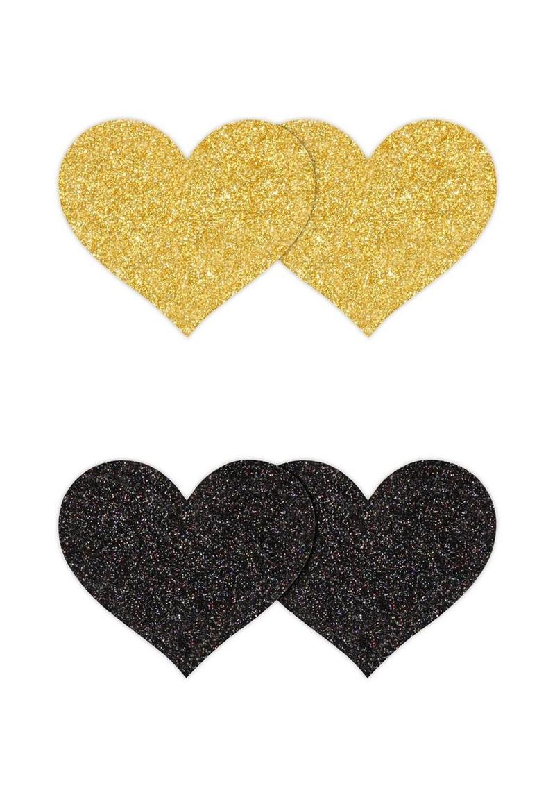 Pretty Pasties Glitter Hearts