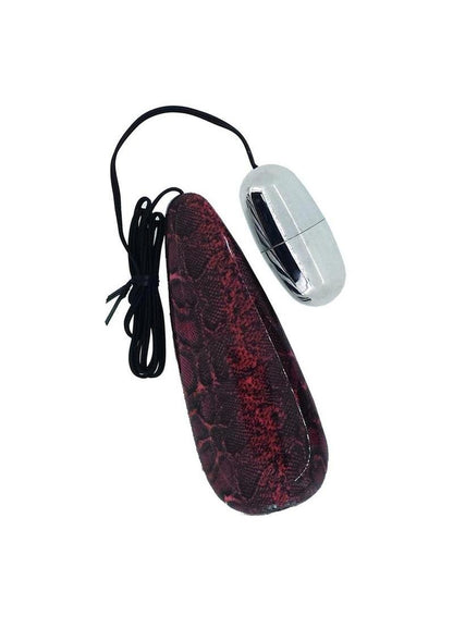 Primal Instinct Bullet with Remote Control - Animal Print/Red/Snake Print