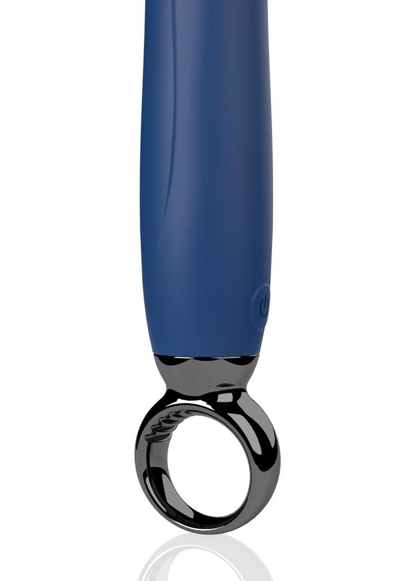 Primo G-Spot Rechargeable Silicone Vibrator - Blue/Navy