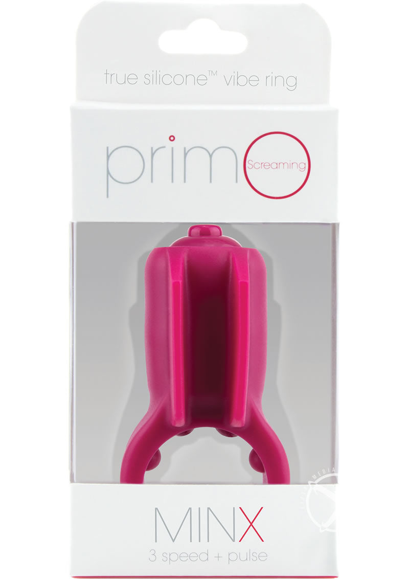 Primo Minx True Silicone Vibrating Cock Ring Waterproof