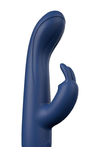 Primo Rabbit Rechargeable Silicone Vibrator - Blue/Navy