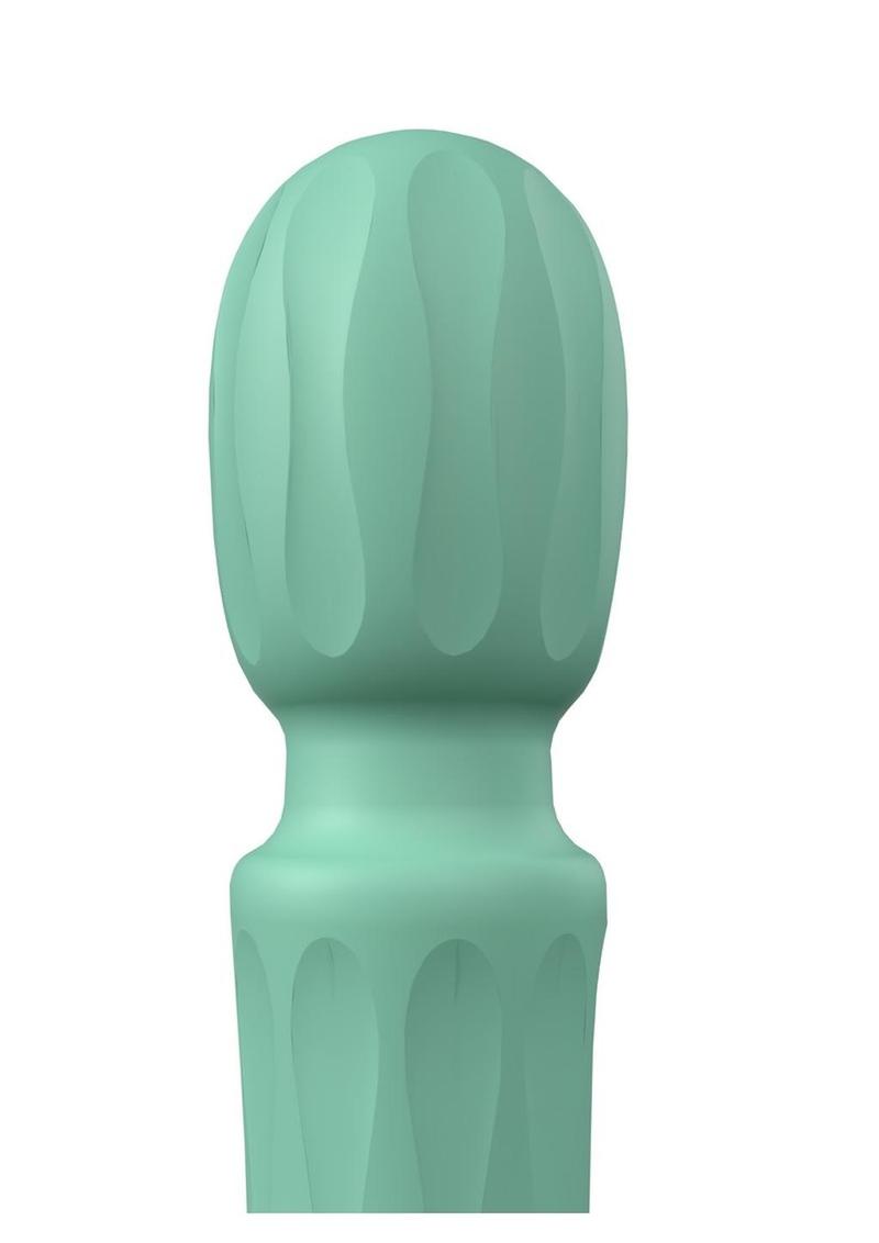 Primo Rechargeable Silicone Wand - Teal