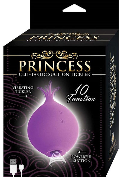 Princess Clit-Tastic Rechargeable Silicone Suction Tickler