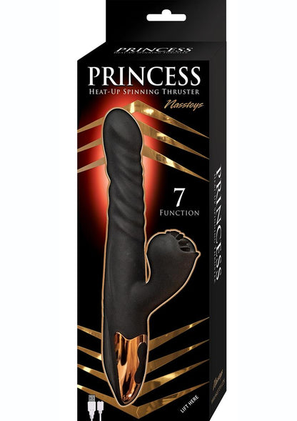 Princess Silicone Rechargeable Heat-Up Spinning Thruster