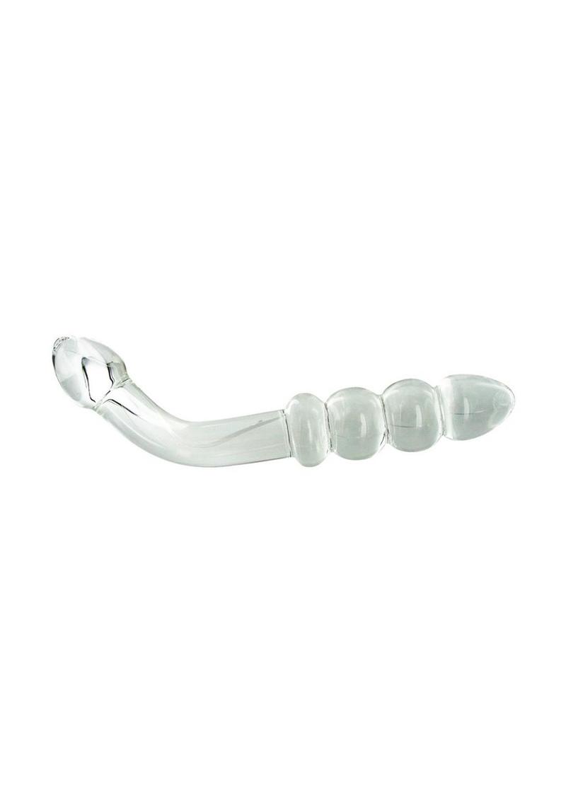 Prisms Erotic Glass Hamsa G-Spot Glass Wand - Clear