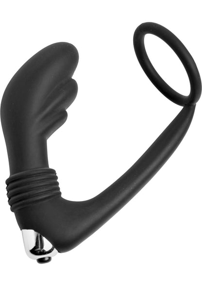 Prostatic Play Nova Silicone Cock Ring and Vibrating Prostate Stimulator