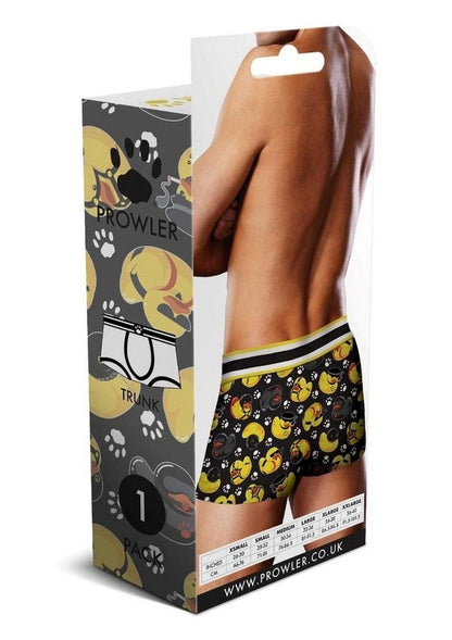 Prowler BDSM Rubber Ducks Trunk - Black/Yellow - XSmall