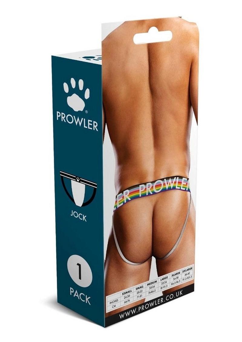 Prowler Black Oversized Paw Jock - Black/Multicolor/Rainbow - Medium