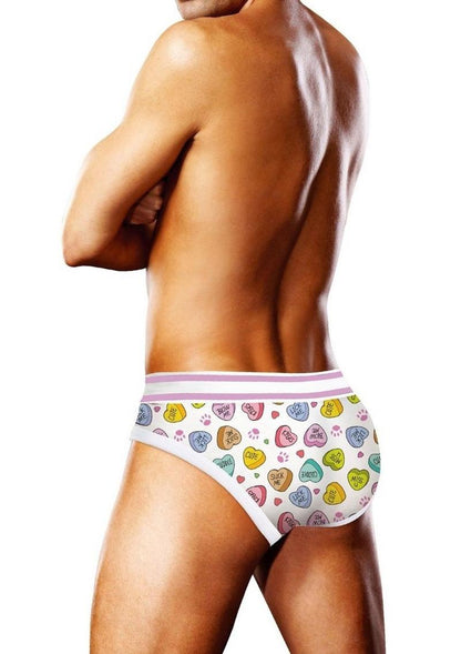 Prowler Candy Hearts Brief - White - Small