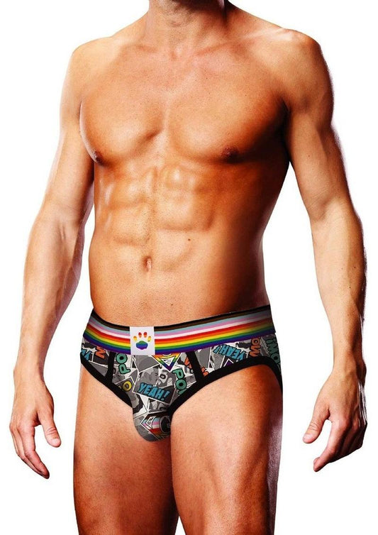 Prowler Comic Book Brief - Gray/Multicolor - XSmall