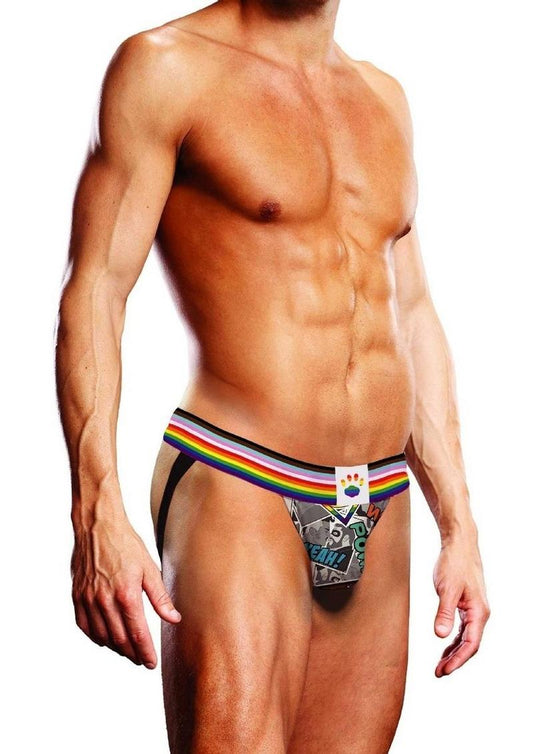 Prowler Comic Book Jock - Gray/Multicolor - XSmall