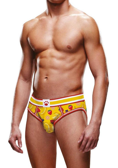 Prowler Fruits Open Brief - Yellow - Medium