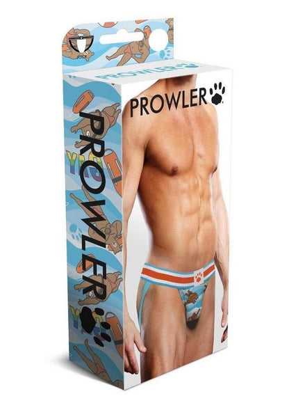 Prowler Gaywatch Bears Jock - Blue/Orange - XXLarge