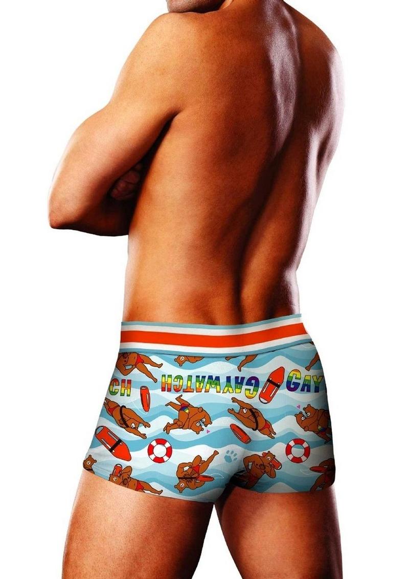 Prowler Gaywatch Bears Trunk - Blue/Orange - XXLarge