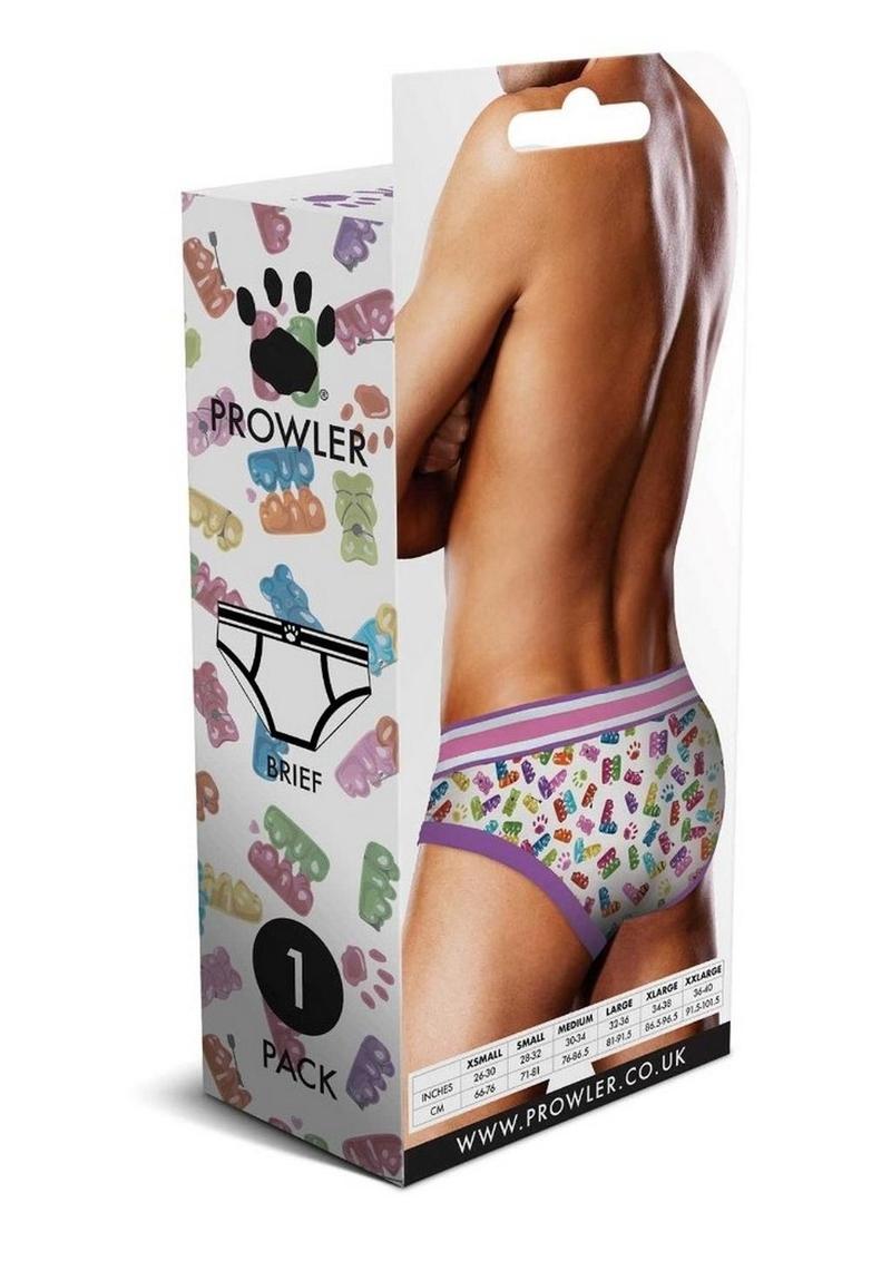 Prowler Gummy Bears Brief - Multicolor/White - Medium