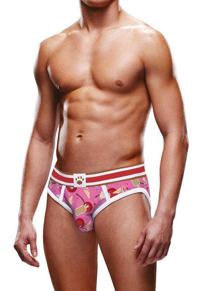 Prowler Ice Cream Open Brief - Pink - Small