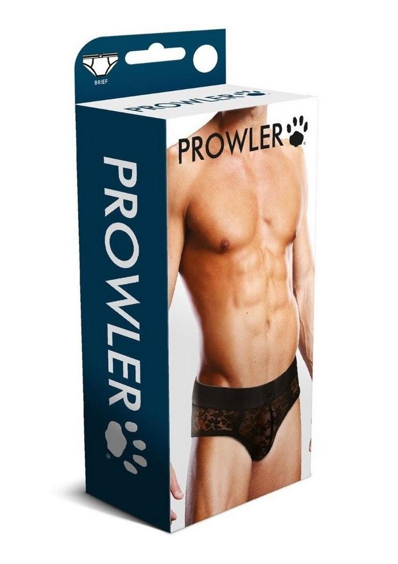 Prowler Lace Brief - Black - Medium