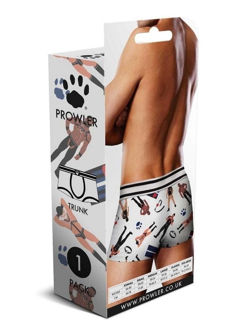 Prowler Leather Pride Trunk - Black/White - Large