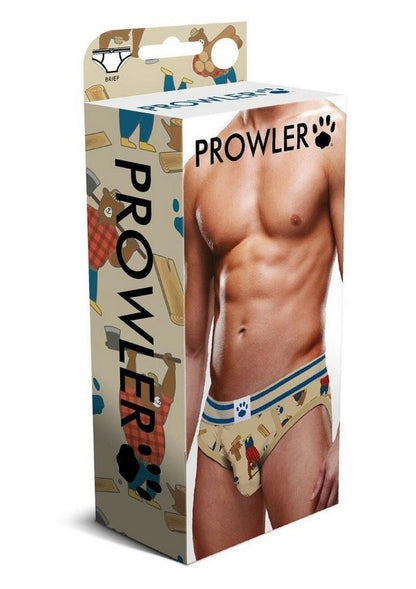 Prowler Lumberbear Brief - Blue/Brown - Medium