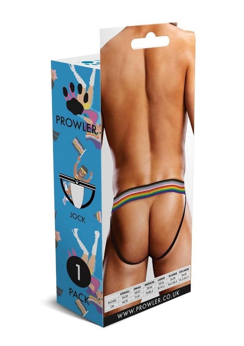 Prowler Pixel Art Gay Pride Collection Jock - Blue/Multicolor - Medium