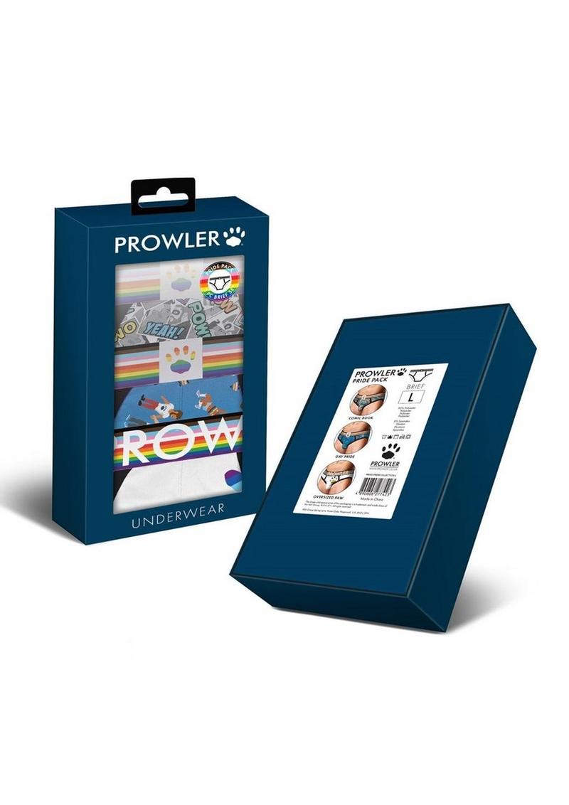 Prowler Pride Brief Coll - Multicolor - Large - 3pk