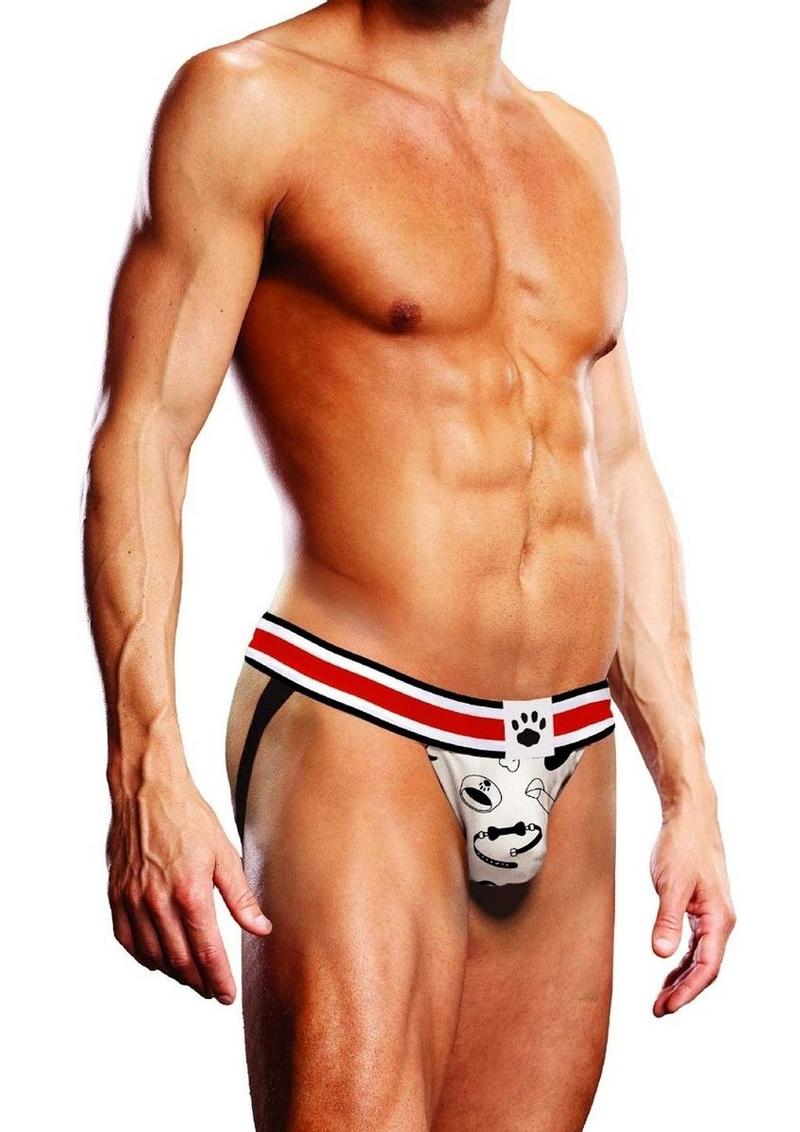 Prowler Puppie Print Jock - Black/White - XSmall