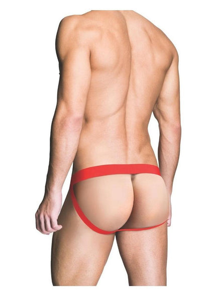 Prowler Red Ass-Less Cock Ring - Red - Medium