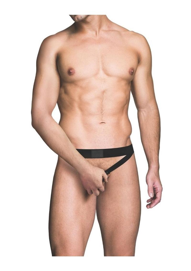 Prowler Red Ass-Less Cock-Ring - Black - Small