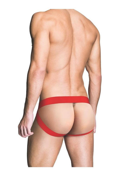 Prowler Red Ass-Less Jock - Black/Red - Small