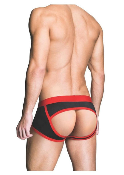 Prowler Red Ass-Less Trunk - Black/Red - Small