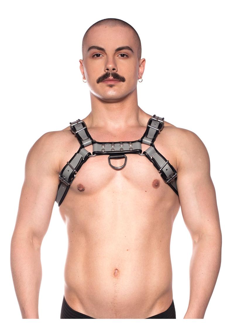 Prowler Red Bull Harness - Gray/Grey - Large