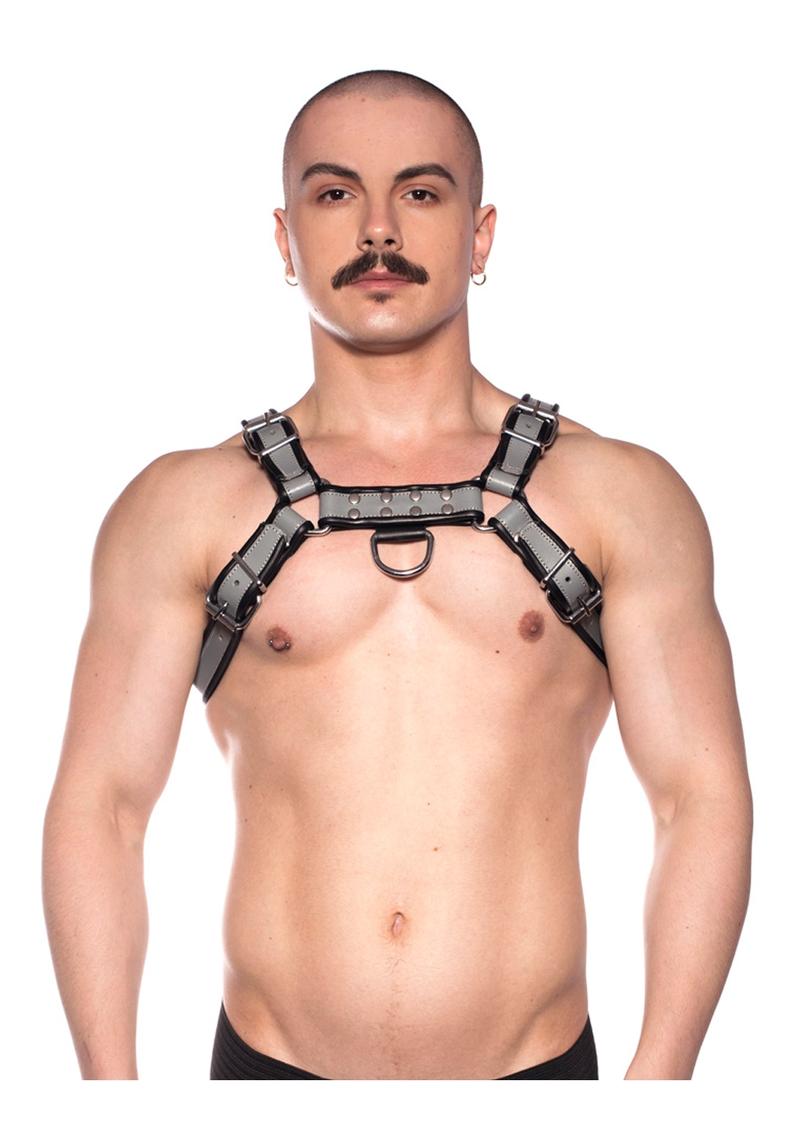 Prowler Red Bull Harness - Gray/Grey - Medium