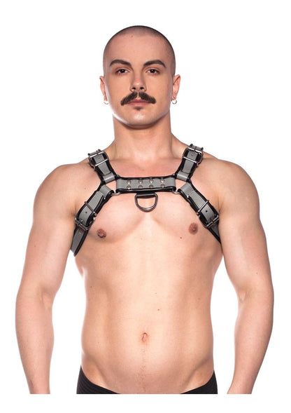 Prowler Red Bull Harness - Gray/Grey - Medium