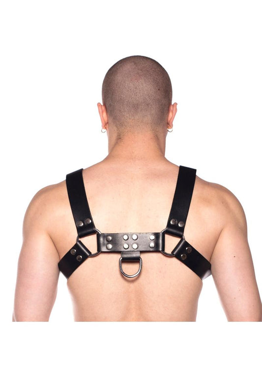 Prowler Red Butch Harness - Black/Silver - Small