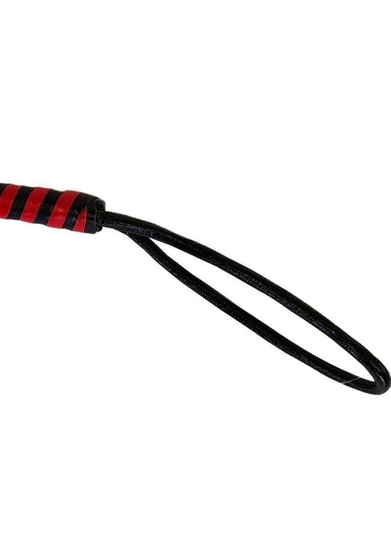 Prowler Red Heavy Duty Flogger - Black/Red