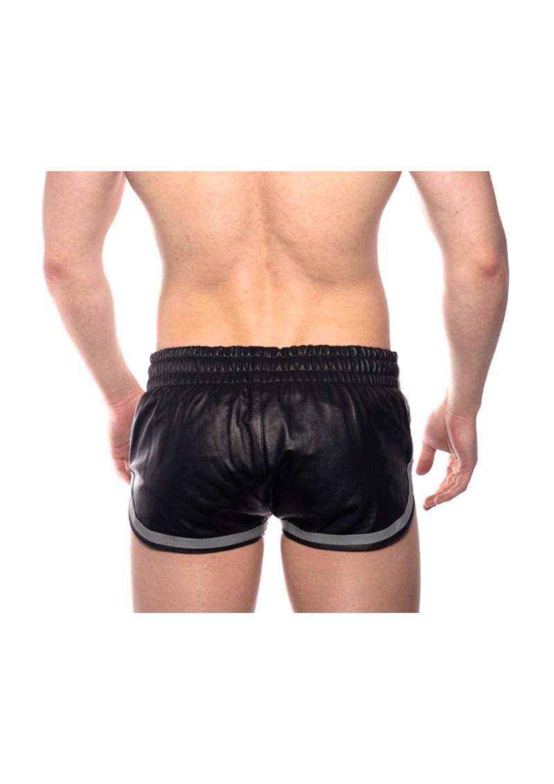 Prowler Red Leather Sport Shorts - Black/Gray/Grey - XXLarge