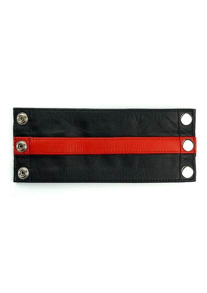 Prowler Red Leather Wrist Wallet - Black/Red - XLarge