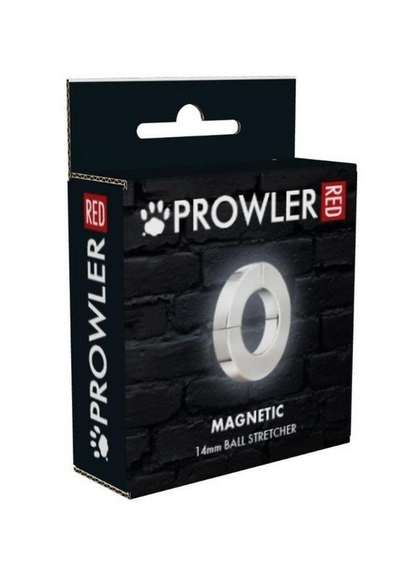 Prowler Red Magnetic Ball Stretcher Ring 14mm - Stainless