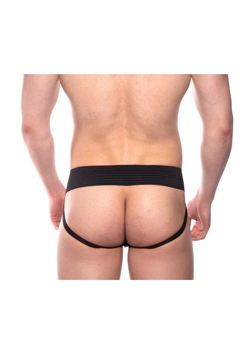 Prowler Red Pouch Jock - Black/Gray/Grey - XLarge